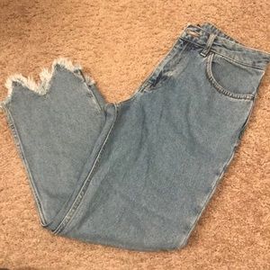 Top shop crop “flare”